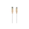 Guess GUCLLALRGDD USB-C – Lightning kabelis 1,5 m, greitas įkrovimas, šviesiai auksinis, reljefinis logotipas