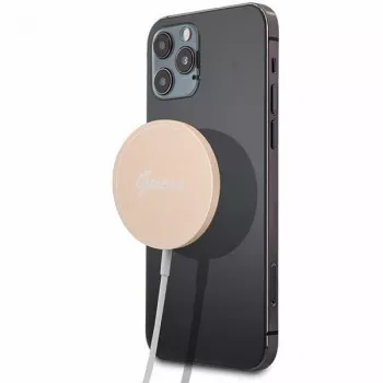 Guess GUCBMSLRD 15W belaidis MagSafe įkroviklis – auksinis
