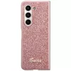 Guess GUHCZFD5HGGSHP F946 Glitter Script Hard Case, skirtas Samsung Galaxy Z Fold5 – rožinė