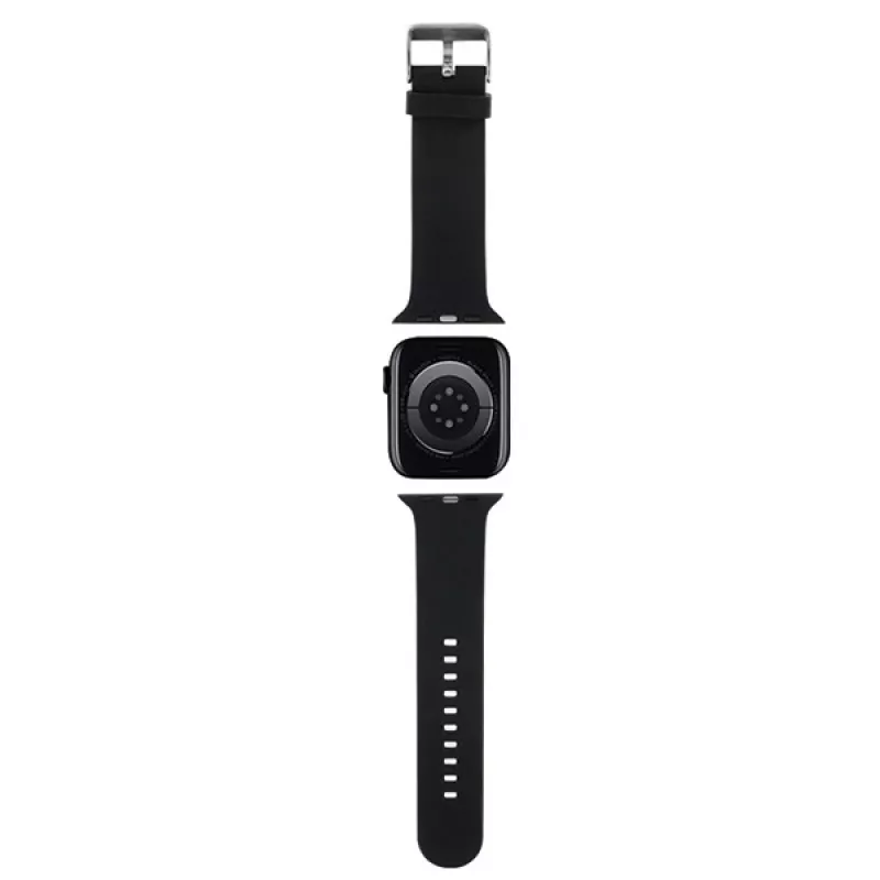 Karl Lagerfeld 3D Rubber Choupette Head Apple Watch Strap 42/44/45/49mm Black