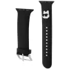 Karl Lagerfeld 3D Rubber Choupette Head Apple Watch Strap 42/44/45/49mm Black