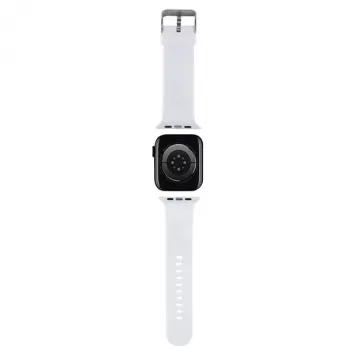 Karl Lagerfeld 3D Rubber Choupette Head Apple Watch Strap 42/44/45/49mm White