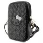 Hello Kitty Quilted Bows Strap – telefonui skirta kuprinė per petį (juoda)