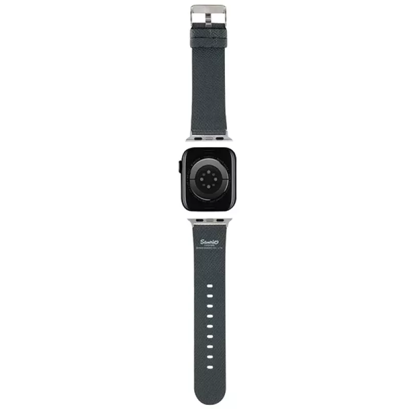 Hello Kitty HKAWMPGKHK Apple Watch Dirželis 38/40/41mm Juodas Silikonas