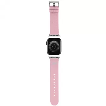 Hello Kitty HKAWMPGKHP Silikoninis dirželis Apple Watch 38/40/41mm rožinis