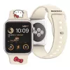 Hello Kitty HKAWMSCHBLE Silikoninis dirželis, skirtas Apple Watch 38/40/41 mm – smėlio spalvos