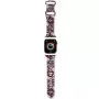 Hello Kitty HKAWMSDGPTP Silikoninis dirželis, skirtas Apple Watch 38/40/41 mm, rožinis, graffiti žymės