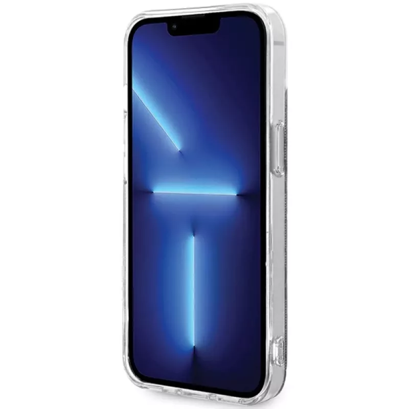 Guess GUHMP15MH4STK Kietas dėklas, skirtas iPhone 15 Plus/14 Plus 6,7 inch juodas, su MagSafe 4G