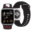 Hello Kitty HKAWLSCHBLK Silikoninis dirželis Apple Watch 42/44/45/49mm juodas