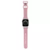 Hello Kitty HKAWLSCHBLP Silikoninis dirželis Apple Watch 42/44/45/49mm rožinis