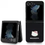 Hello Kitty HKHCZF5PGHDLMK Z Flip5 F731 Black Hardcase Metal Logo Kitty Head