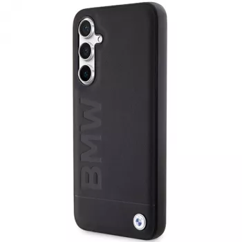 BMW S23 FE S711 Black Leather Hot Stamp Case Samsung Galaxy S23 FE