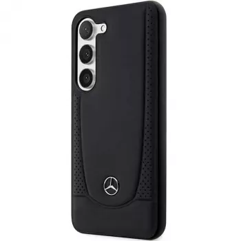 Mercedes-Benz S23 FE Hardcase Leather Urban Black, skirta Samsung Galaxy S23 FE