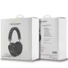 Guess Gcube Metallic Script Logo On-Ear Bluetooth Headphones Black