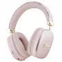 Guess Gcube Metallic Script Logo On-Ear Bluetooth Headphones Pink