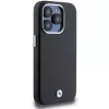 BMW Signature Wrapped Metal MagSafe dėklas, skirtas „Apple iPhone 15 Pro“ 6,1 inch juodas