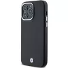 BMW Signature Wrapped Metal MagSafe Case, skirta iPhone 15 Pro Max 6,7 inch, juoda