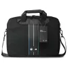 BMW Laptop Bag 16 inch Black Nylon Blue Stripe