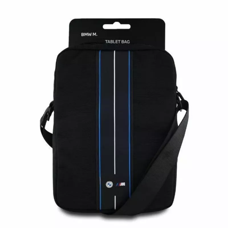 BMW BMTB10COMPVSKL Planšetinio kompiuterio dėklas 10 inch juodas nailonas mėlyna juostelė