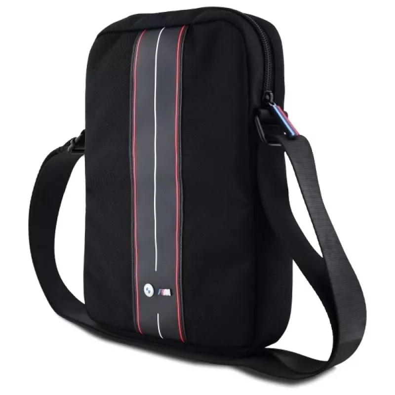 BMW BMTB10COMPVSKR Tablet Bag 10 inch Black Nylon Red Stripe