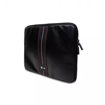 BMW Sleeve BMCS14COMSCAKR 14 inch Black Carbon Red Stripes Laptop Sleeve