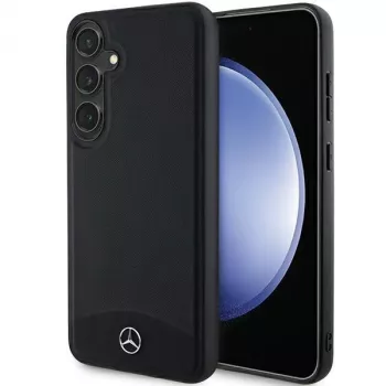 Mercedes-Benz S24+ S926 Hardcase Leather Textured & Plain MagSafe, skirta Samsung Galaxy S24+