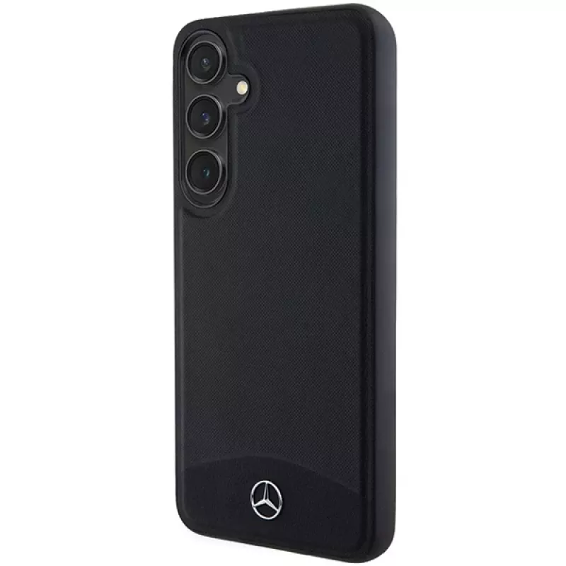 Mercedes-Benz S24+ S926 Hardcase Leather Textured & Plain MagSafe, skirta Samsung Galaxy S24+