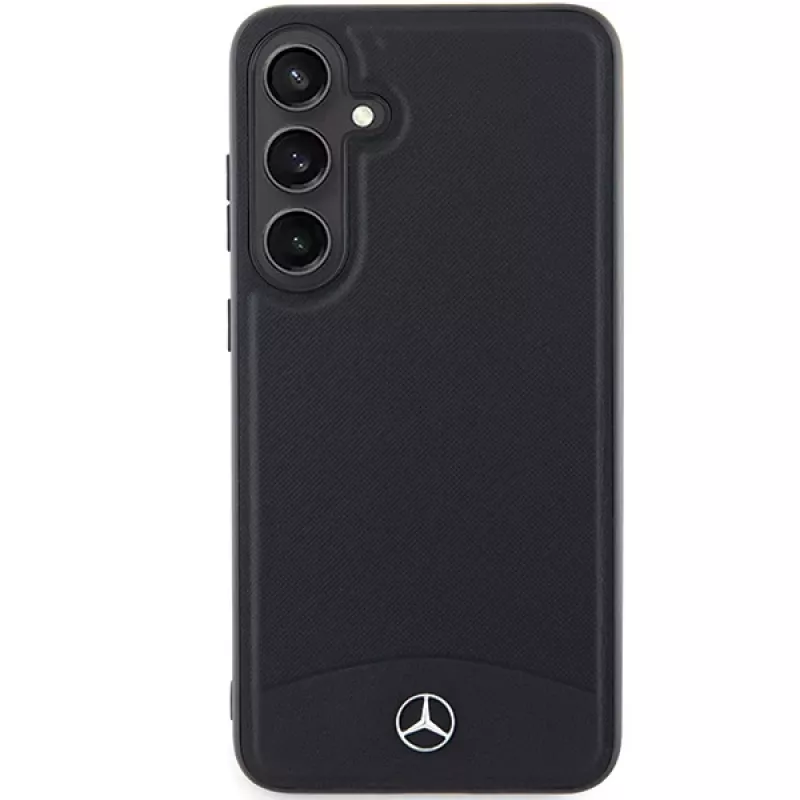 Mercedes-Benz S24+ S926 Hardcase Leather Textured & Plain MagSafe, skirta Samsung Galaxy S24+