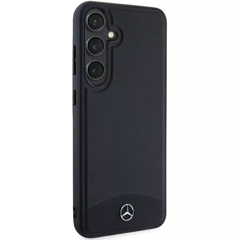 Mercedes-Benz S24+ S926 Hardcase Leather Textured & Plain MagSafe, skirta Samsung Galaxy S24+