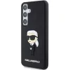 Karl Lagerfeld KLHCS24S3DRKINK S24 S921 Black Hardcase 3D Rubber Ikonik, skirtas Samsung Galaxy S24