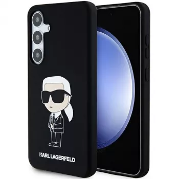 Karl Lagerfeld Ikonik Silicone Case for Samsung Galaxy S24 - Black