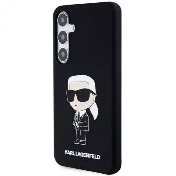 Karl Lagerfeld Ikonik Silicone Case for Samsung Galaxy S24 - Black