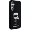 Karl Lagerfeld KLHCS24MSNIKBCK Ikonik Silicone Case, Samsung Galaxy S24+ (SM-S926), juoda