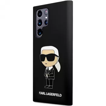 Karl Lagerfeld Ikonik Silicone Case, Samsung Galaxy S24 Ultra, juoda