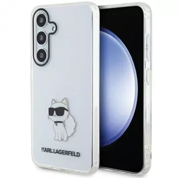 Karl Lagerfeld KLHCS24SHNCHTCT S24 S921 Transparent Hard Case IML Choupette, Samsung Galaxy S24