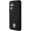 Ferrari FEHMS24MP3BAK Hot Stamp V Lines MagSafe Hard Case, Samsung Galaxy S24+, juoda