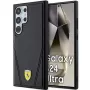 Ferrari FEHMS24LP3BAK Hardcase, Samsung Galaxy S24 Ultra, juoda, Hot Stamp V Lines, MagSafe