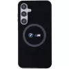 BMW M Collection Silicone Hard Case su žiediniu laikikliu ir MagSafe Samsung Galaxy S24+ (SM-S926) - Juoda