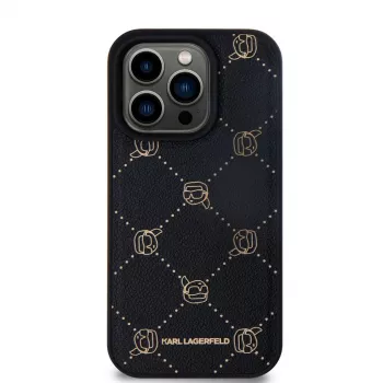Karl Lagerfeld iPhone 15 Pro Max 6,7 inch Black MagSafe Karl Head Protective Case