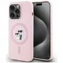 KARL LAGERFELD Silicone Karl&Choupette MagSafe Case for iPhone 14 Pro Max Pink