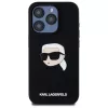Karl Lagerfeld KLHMP15LSKHPPLK iPhone 15 Pro 6.1 Black Hardcase Silicone Karl Head Print MagSafe