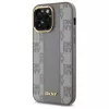 DKNY DKHMP14XPCPVSLE iPhone 14 Pro Max 6,7 inch Hardcase Leather Checkered Mono Pattern MagSafe Beige