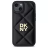 DKNY DKHCP15SPQDSLK Quilted Stack Logo Back Cover for Apple iPhone 15 6,1 inch Juoda