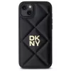 DKNY DKHCP15MPQDSLK Quilted Stack Logo Dėklas, skirtas iPhone 15 Plus 6,7 inch juodas