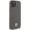 DKNY DKHMP15MPSHRPSW Hardcase Leather Pattern with Metal Logo MagSafe, skirtas iPhone 15 Plus / 14 Plus 6,7 inch rudas