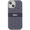 DKNY DKHMP15SHRHSEB Kietas dėklas iPhone 15/14/13 6,1 inch Mėlynas Mono & Stripe IML MagSafe