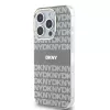 DKNY DKHMP15LHRHSEE Kietasis dėklas, skirtas Apple iPhone 15 Pro 6,1 inch, smėlio spalvos, IML Mono & Stripe, MagSafe