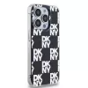 DKNY DKHCP15LHDLCEK kietas dėklas Apple iPhone 15 Pro 6.1, juodas, IML Checkered Mono Pattern