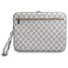 DKNY Sleeve DKCS16PVSHLE 16 Beige Checkered Pattern Printed Stripes