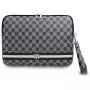 DKNY Sleeve DKCS14PVSHLK 14 Black Checkered Pattern Printed Stripes